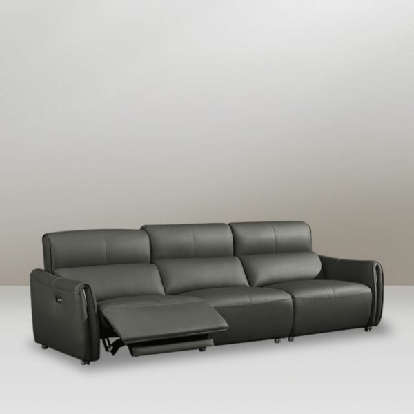 leather recliner couch set